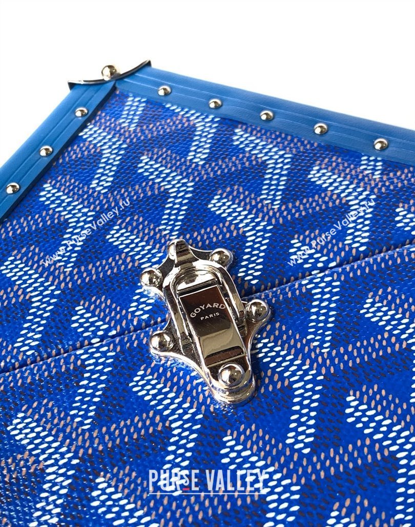 Goyard De Trunk Clutch Bag Sky Blue 2024 (ZHANG-240119047)