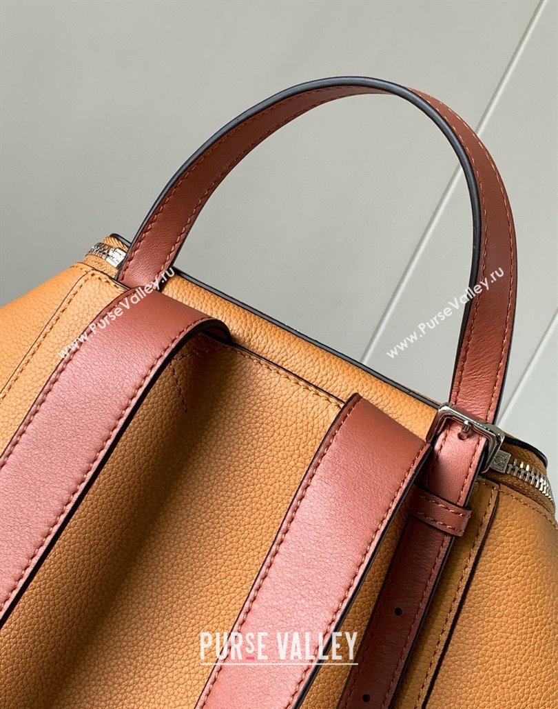 Loewe Goya Backpack Bag in Soft Grained Calfskin Orange 2024 9040 (Ys-240119088)