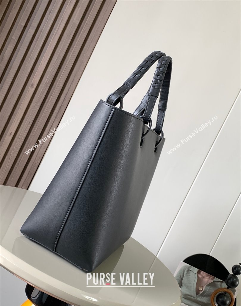 Loewe Small Anagram Tote bag in classic calfskin Black 2024 9300 (Ys-240119092)