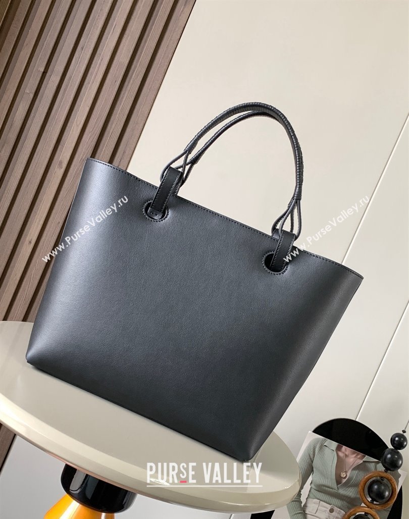 Loewe Small Anagram Tote bag in classic calfskin Black 2024 9300 (Ys-240119092)