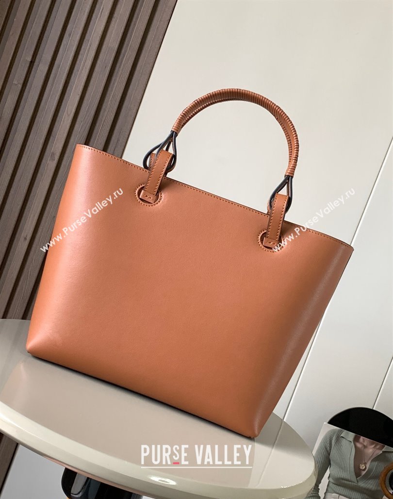 Loewe Small Anagram Tote bag in classic calfskin Tan Brown 2024 9300 (Ys-240119093)