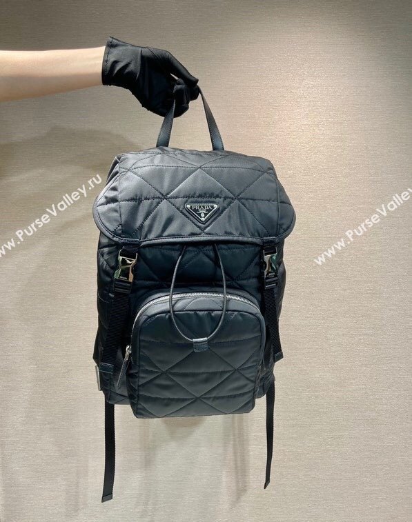 Prada Re-Nylon backpack bag 1BZ039 Black 2024 (YZ-240119011)