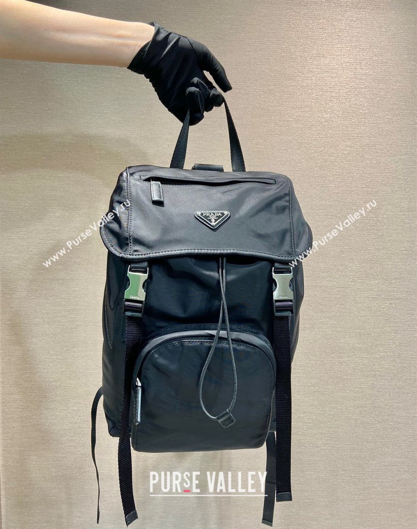 Prada Re-Nylon backpack bag 1BZ039 Black 2024 (YZ-240119011)