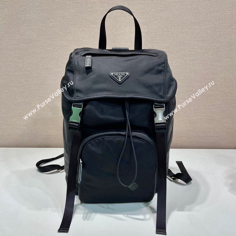 Prada Re-Nylon backpack bag 1BZ039 Black 2024 (YZ-240119011)