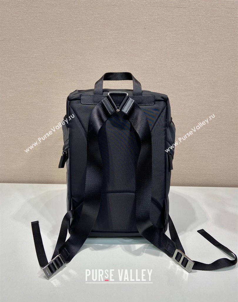 Prada Re-Nylon backpack bag 1BZ039 Black 2024 (YZ-240119011)