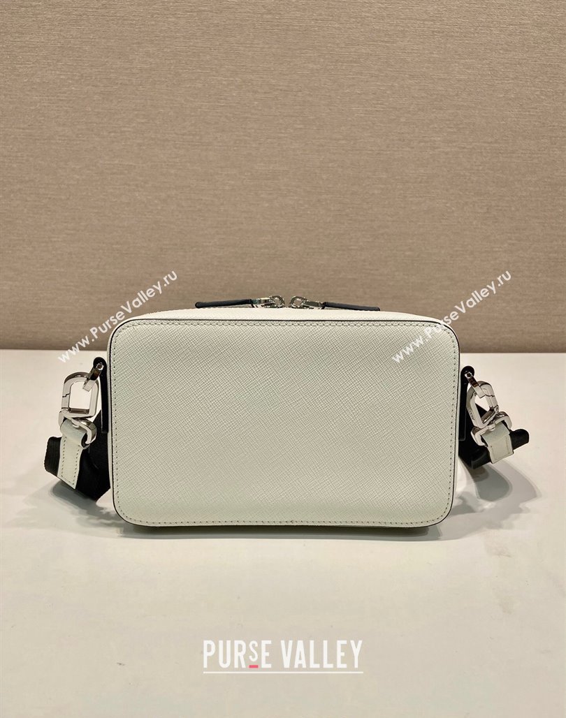 Prada Mens Brique Saffiano leather bag 2VH173 White 2024 (YZ-240119021)