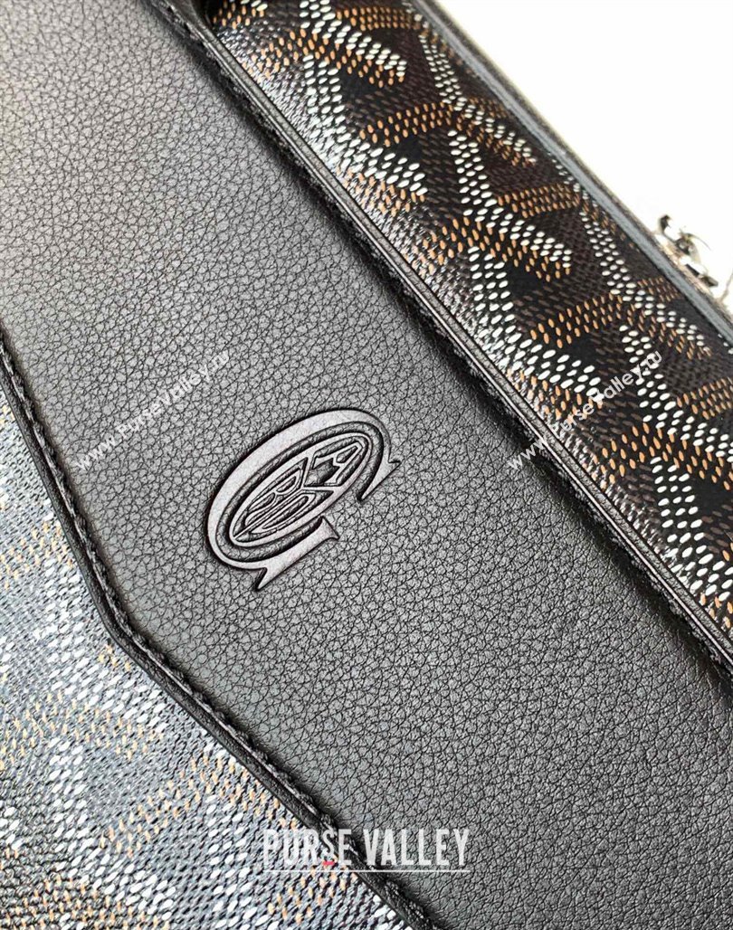 Goyard Cisalpin Briefcases Document Case Top Handle Bag Black 2024 (ZHANG-240119034)