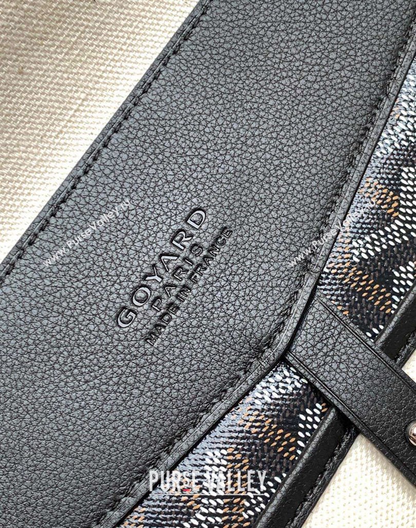 Goyard Cisalpin Briefcases Document Case Top Handle Bag Black 2024 (ZHANG-240119034)