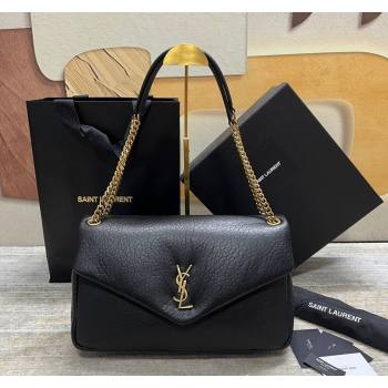 Saint Laurent Calypso Large Bag in Grained Lambskin 777399 Black 2024 (nana-240118102)