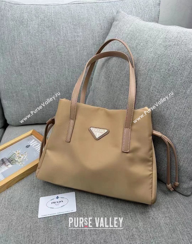 Prada Nylon Small Tote Bag Beige 2024 PR8626 (MAO-240820140)