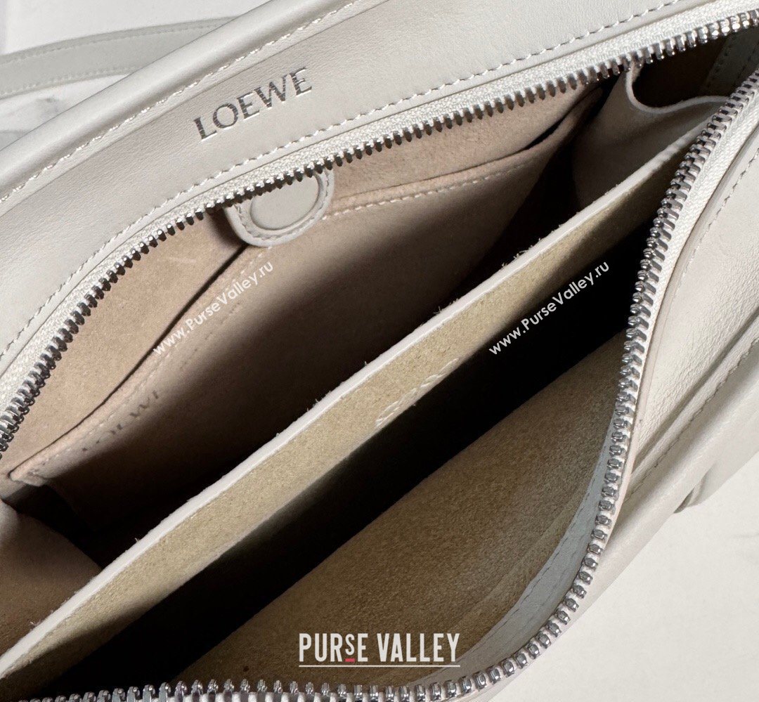 Loewe Small Amazona 180 bag in soft calfskin White 2026 262552 (MHUI-260408080)