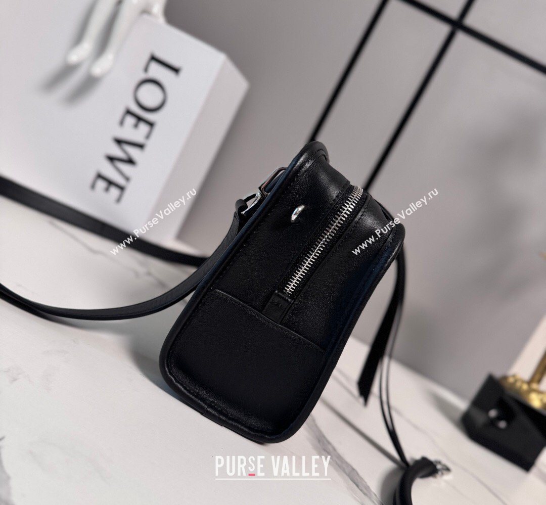 Loewe Small Amazona 180 bag in soft calfskin Black 2026 262552 (MHUI-260408081)