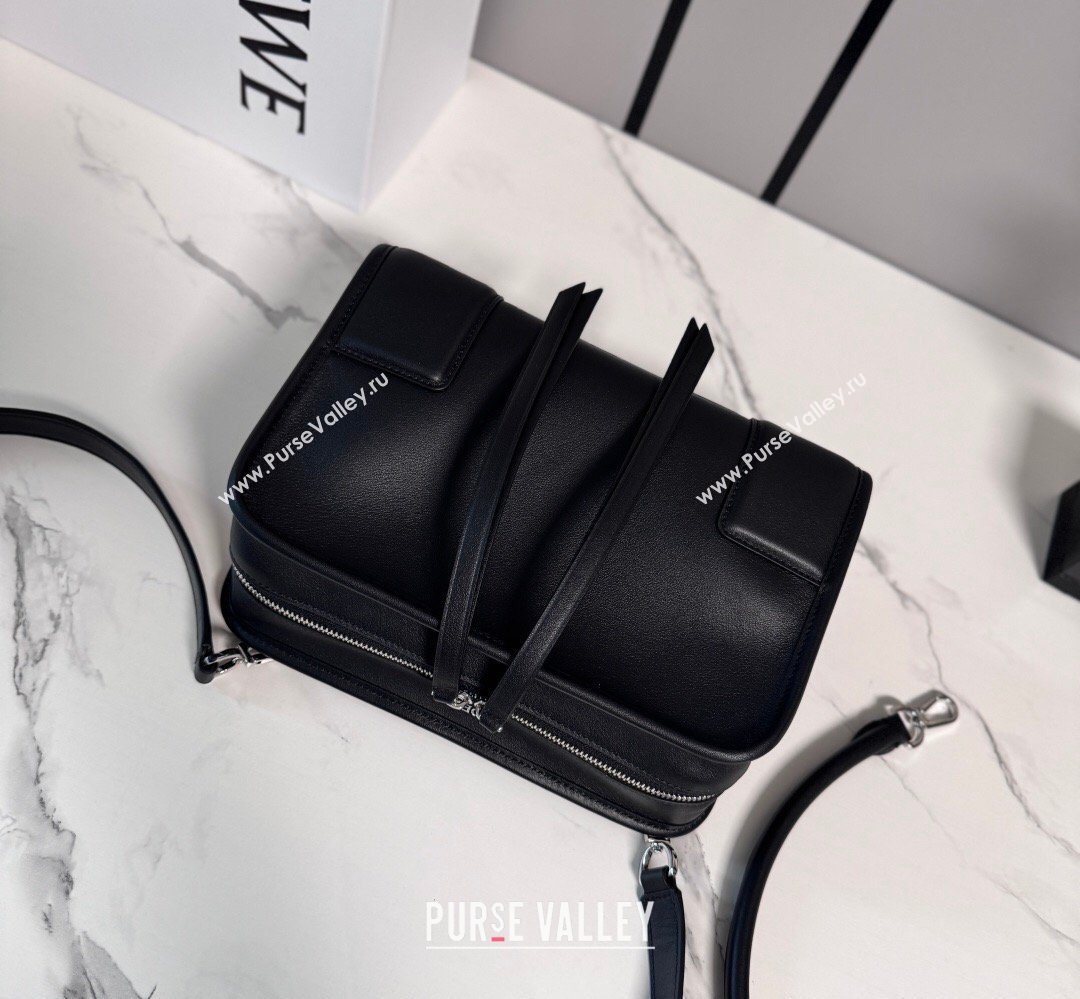 Loewe Small Amazona 180 bag in soft calfskin Black 2026 262552 (MHUI-260408081)