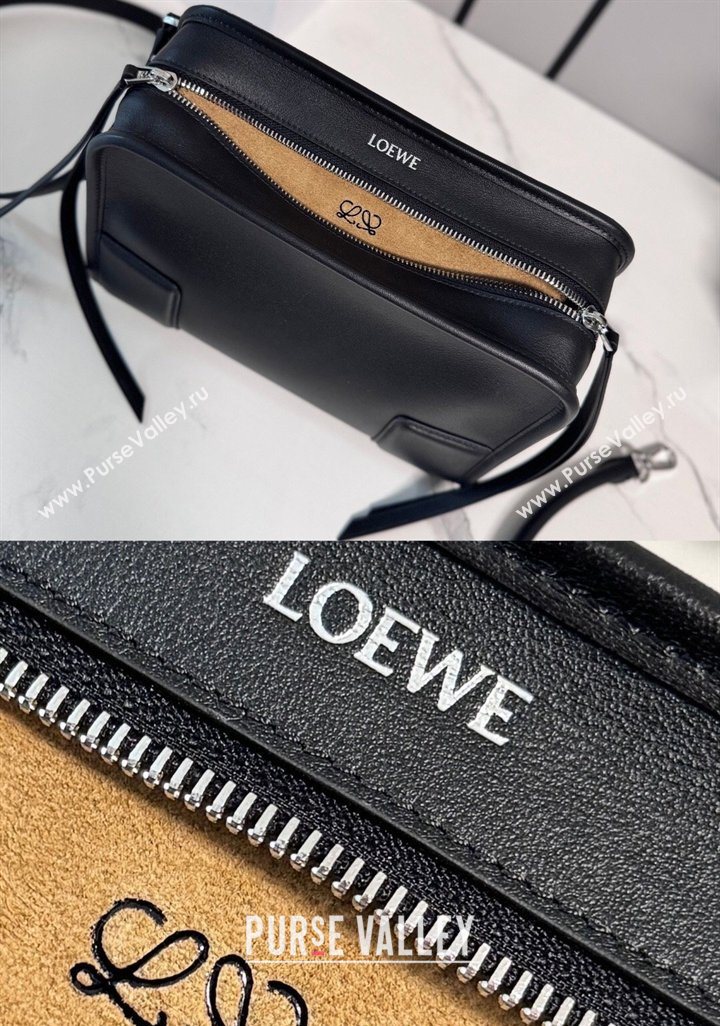 Loewe Small Amazona 180 bag in soft calfskin Black 2026 262552 (MHUI-260408081)