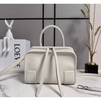 Loewe Small Amazona 180 bag in soft calfskin White 2026 262552 (MHUI-260408080)