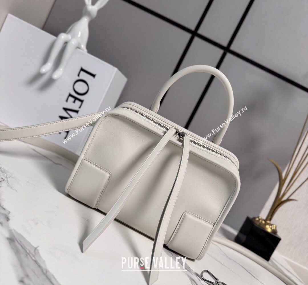 Loewe Small Amazona 180 bag in soft calfskin White 2026 262552 (MHUI-260408080)