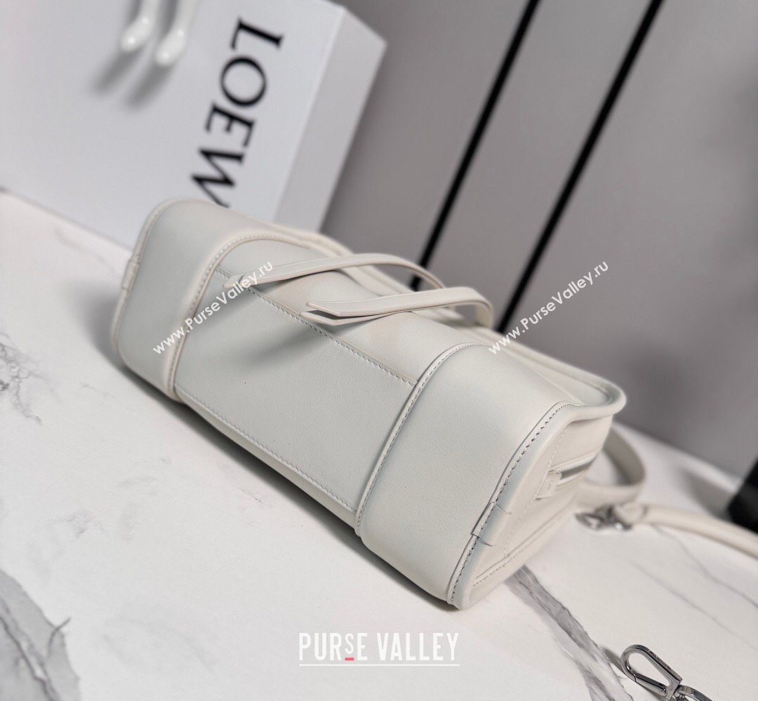 Loewe Small Amazona 180 bag in soft calfskin White 2026 262552 (MHUI-260408080)
