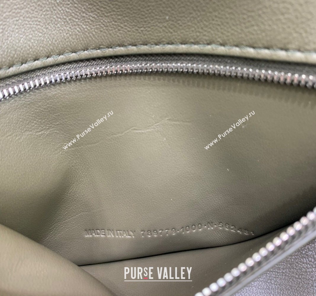 Balenciaga Rodeo Small Handbag in green smooth calfskin - aged-silver hardware 2024 78972 (JM-240527024)