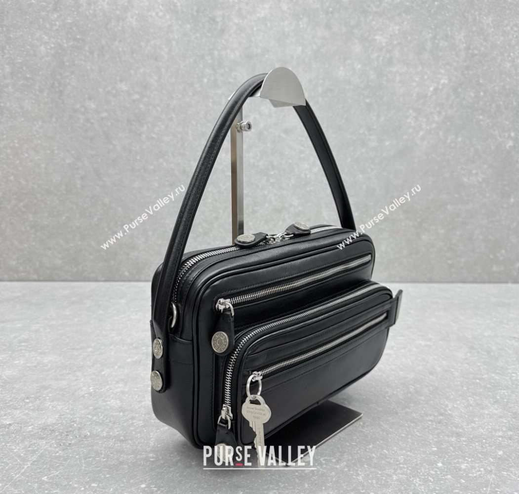Acne Studios Leather Camera Bag Black 2025 95234 (ningm-250626075)