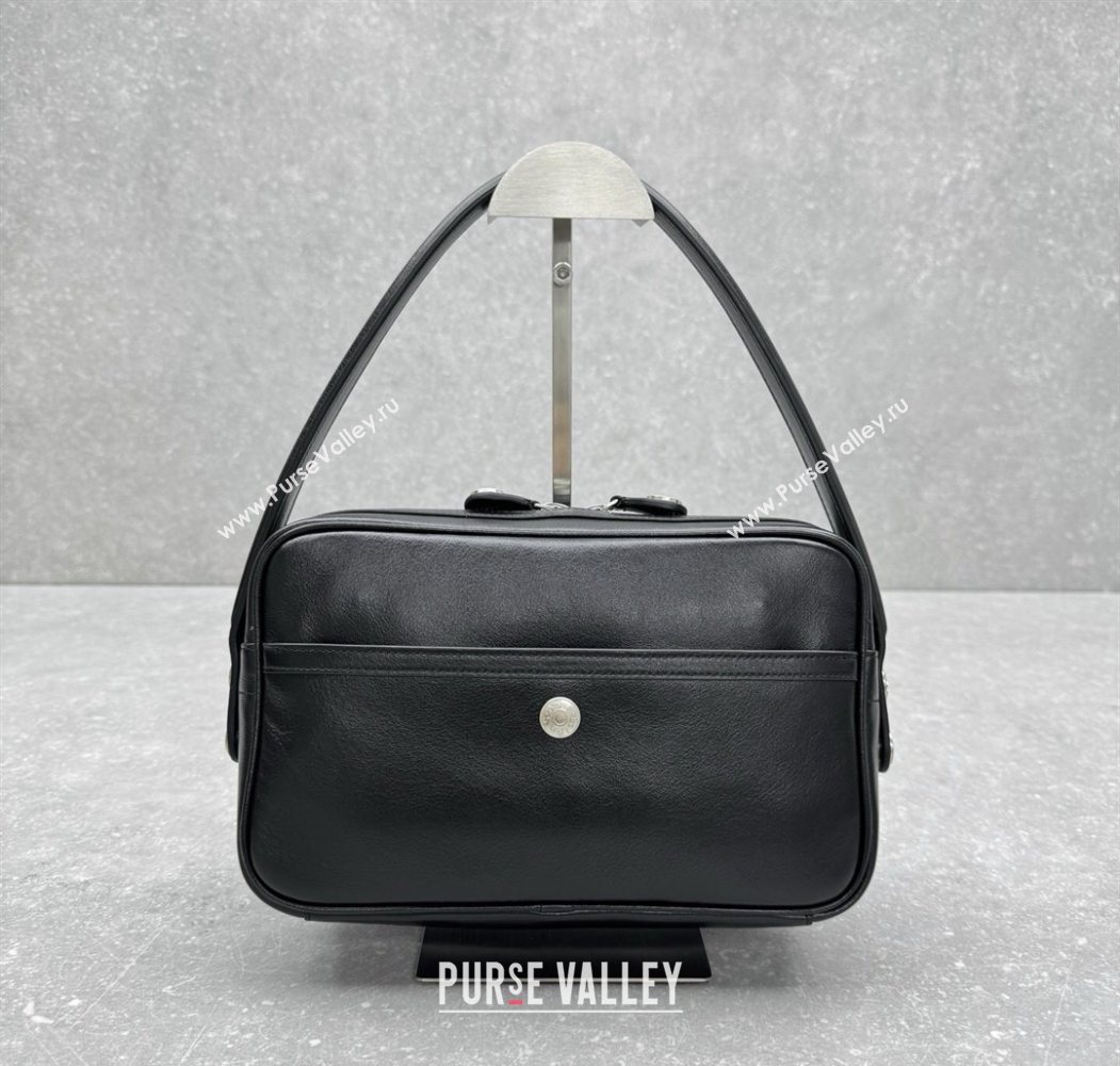 Acne Studios Leather Camera Bag Black 2025 95234 (ningm-250626075)