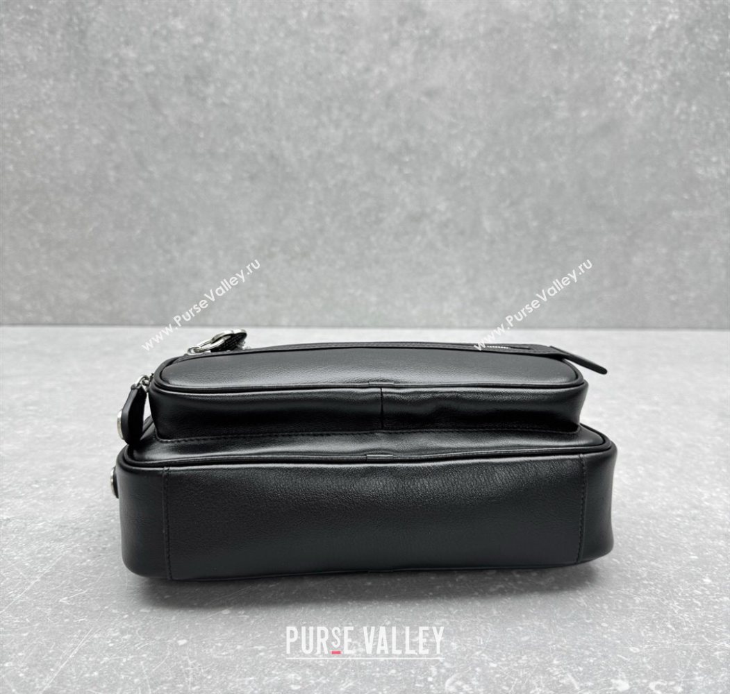 Acne Studios Leather Camera Bag Black 2025 95234 (ningm-250626075)