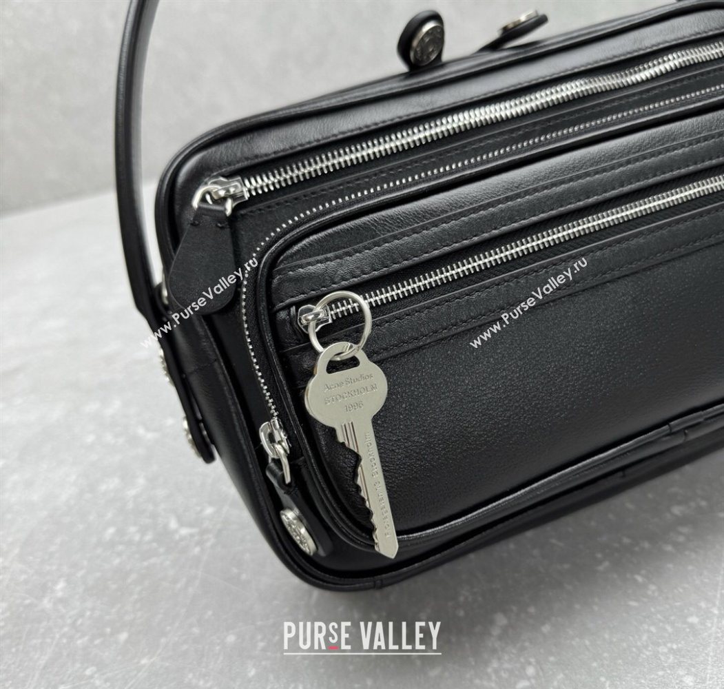 Acne Studios Leather Camera Bag Black 2025 95234 (ningm-250626075)