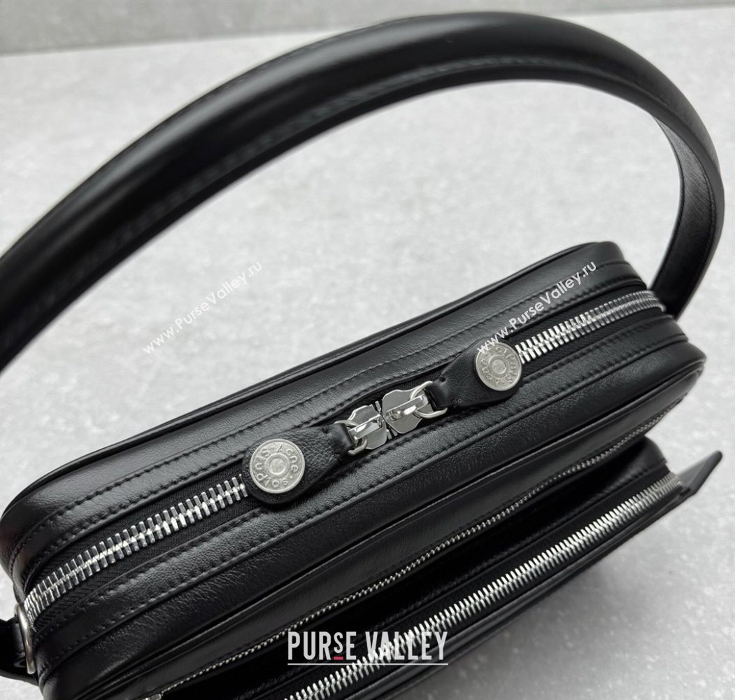 Acne Studios Leather Camera Bag Black 2025 95234 (ningm-250626075)