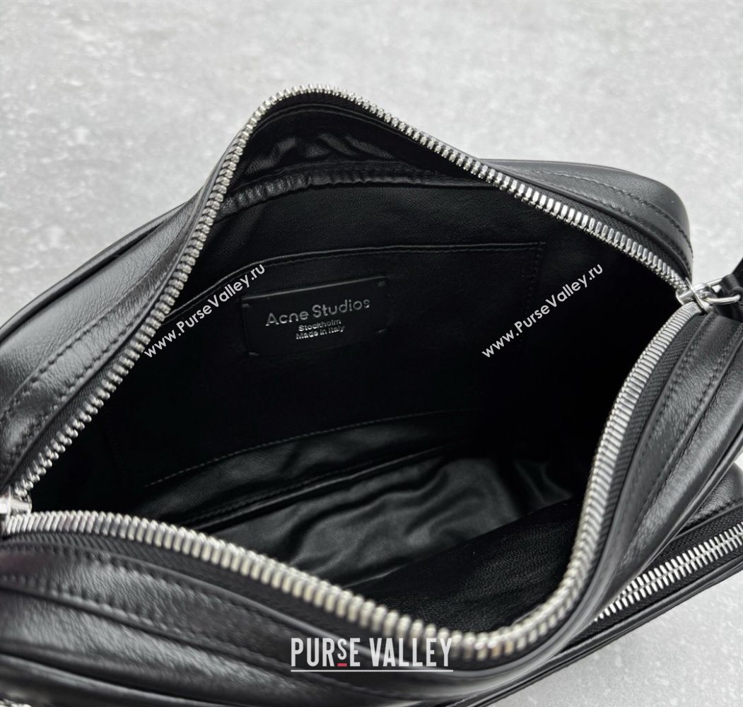 Acne Studios Leather Camera Bag Black 2025 95234 (ningm-250626075)