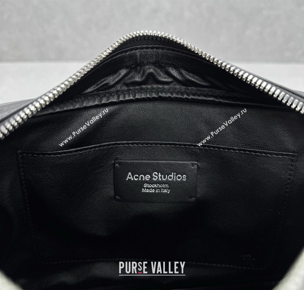 Acne Studios Leather Camera Bag Black 2025 95234 (ningm-250626075)