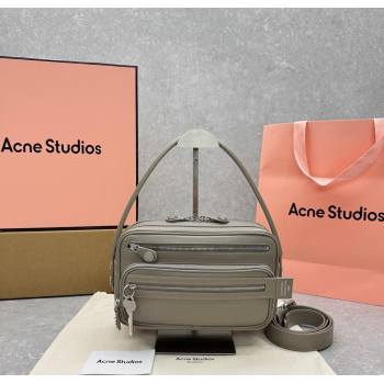 Acne Studios Leather Camera Bag Grey 2025 95234 (ningm-250626074)