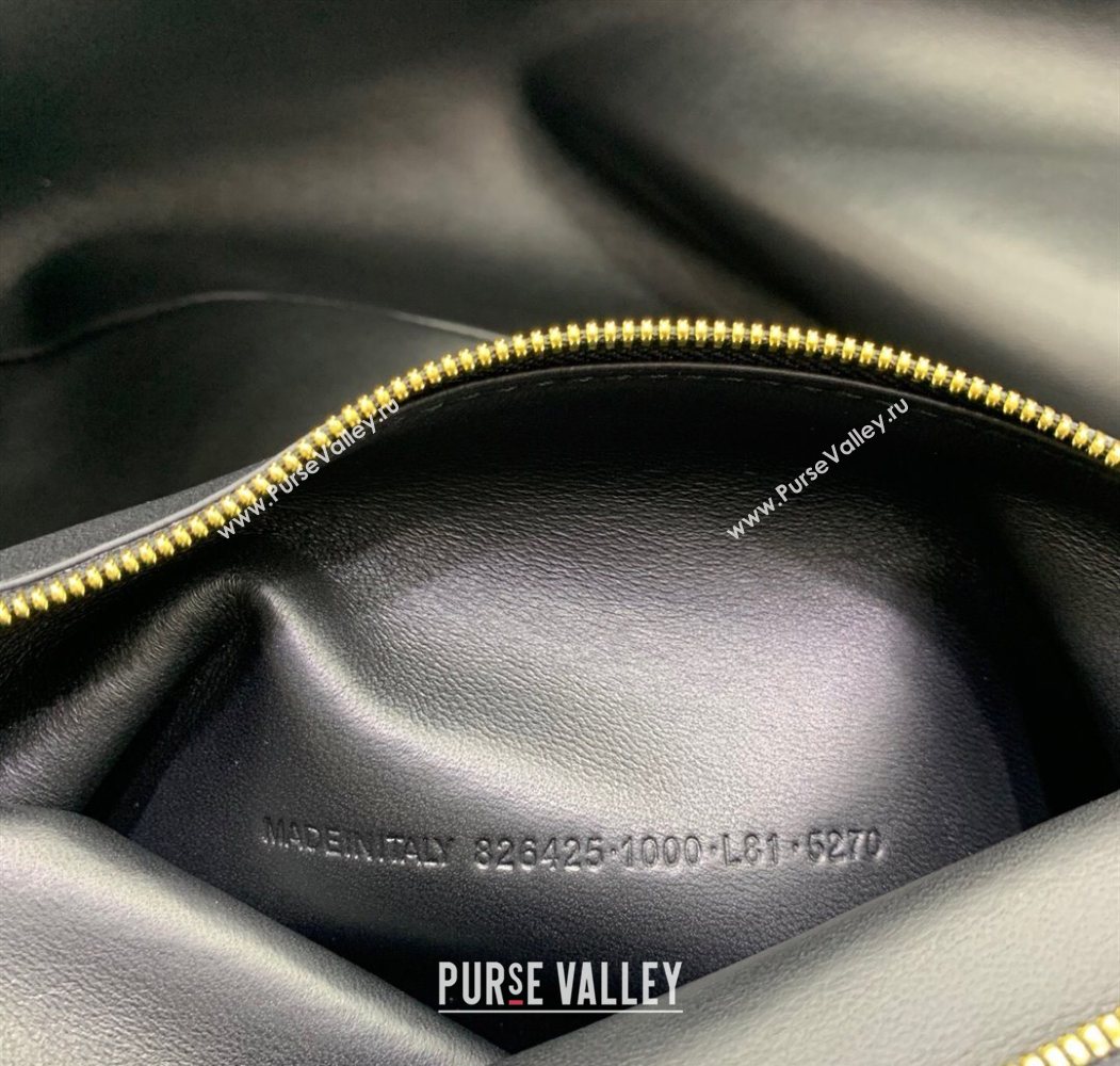 Balenciaga Carrie Bowling Bag Medium in Black calfskin aged-gold hardware 2025 (JM-250626078)