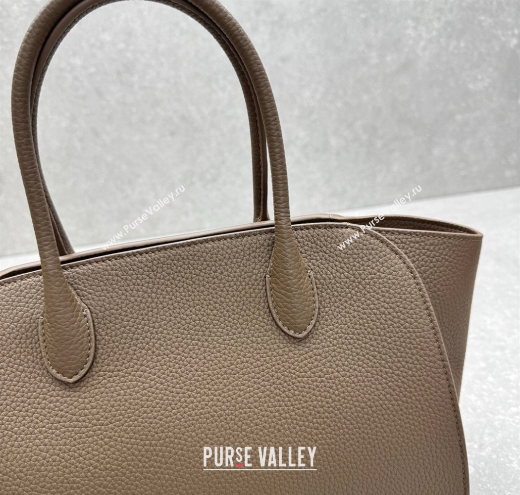 The Row Marlo 12 Bag in Grained Leather Olive Green 2025 1895 (ningm-250927006)