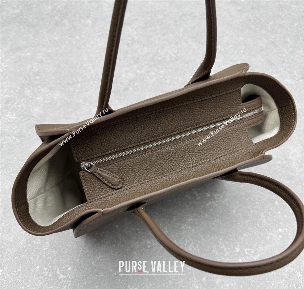 The Row Marlo 12 Bag in Grained Leather Olive Green 2025 1895 (ningm-250927006)