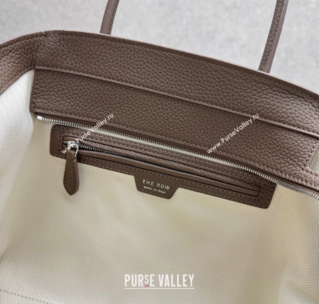 The Row Marlo 12 Bag in Grained Leather Olive Green 2025 1895 (ningm-250927006)