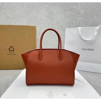 The Row Marlo 12 Bag in Calfskin Leather Red Brown 2025 1895 (ningm-250927007)
