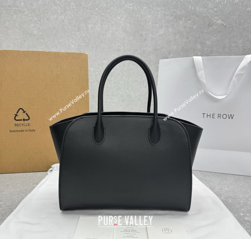 The Row Marlo 12 Bag in Calfskin Leather Black 2025 1895 (ningm-250927008)