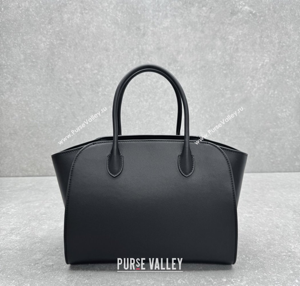 The Row Marlo 12 Bag in Calfskin Leather Black 2025 1895 (ningm-250927008)