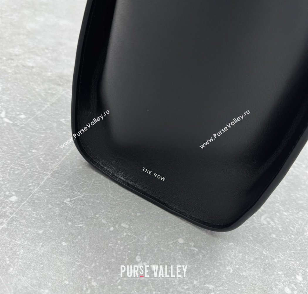 The Row Marlo 12 Bag in Calfskin Leather Black 2025 1895 (ningm-250927008)