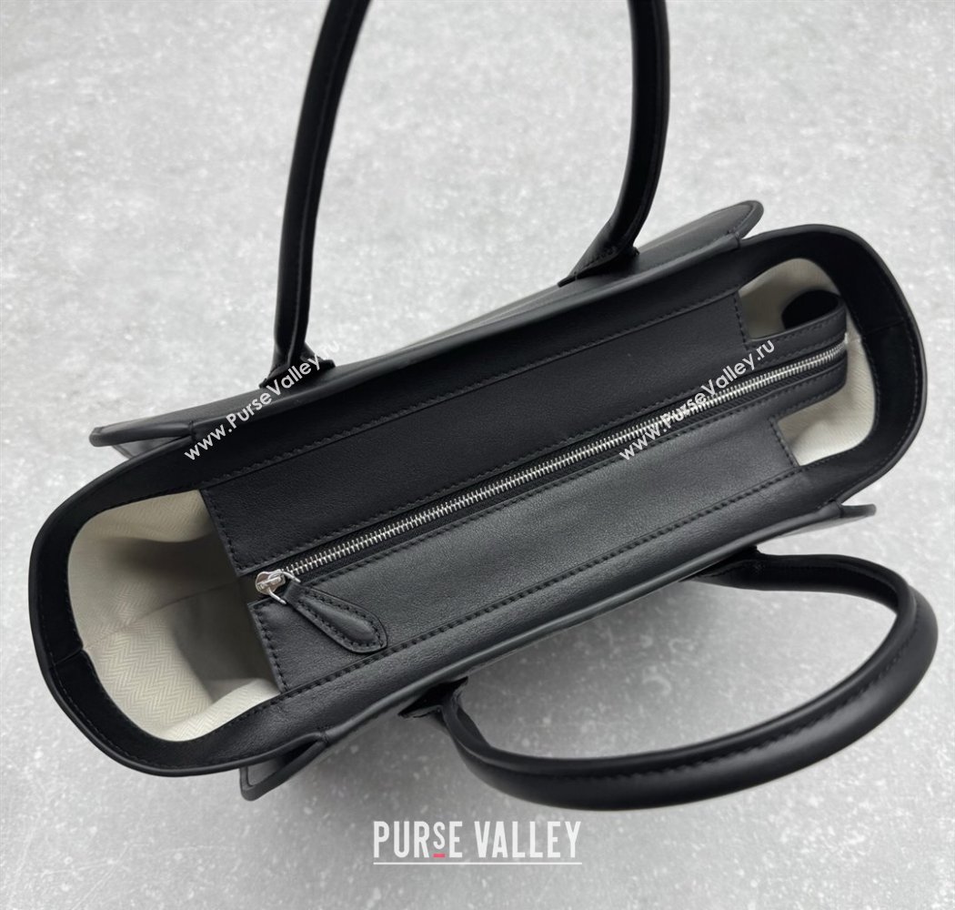 The Row Marlo 12 Bag in Calfskin Leather Black 2025 1895 (ningm-250927008)