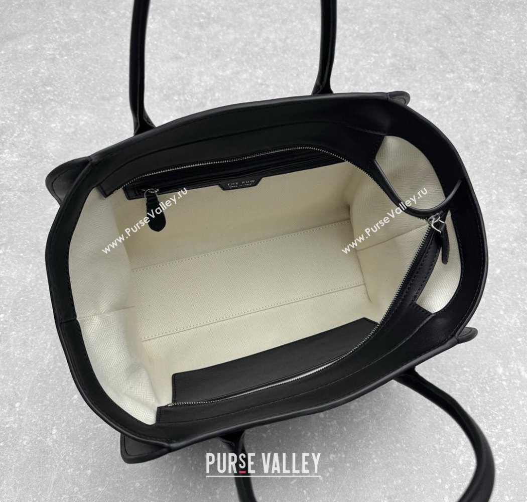 The Row Marlo 12 Bag in Calfskin Leather Black 2025 1895 (ningm-250927008)