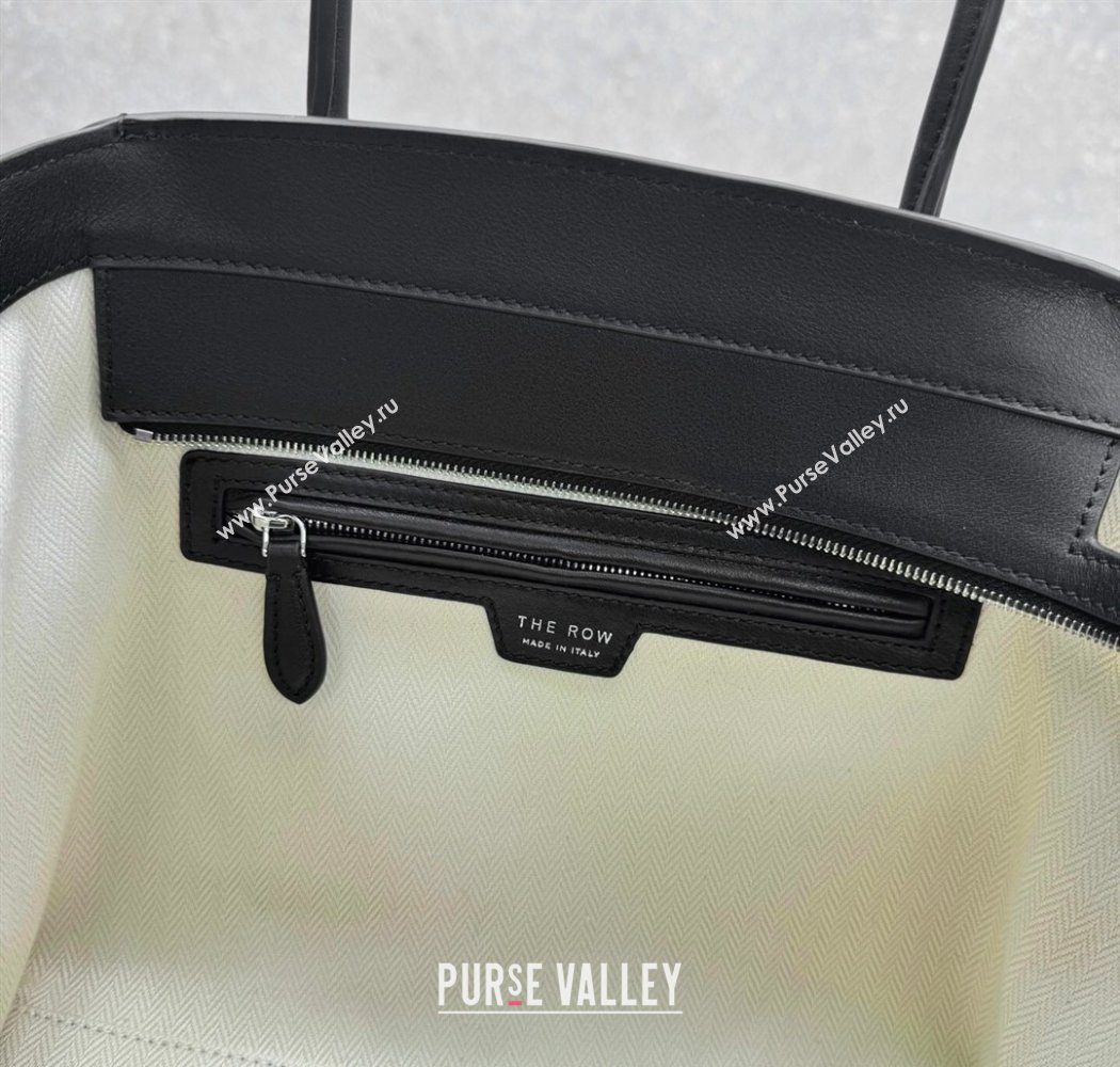 The Row Marlo 12 Bag in Calfskin Leather Black 2025 1895 (ningm-250927008)