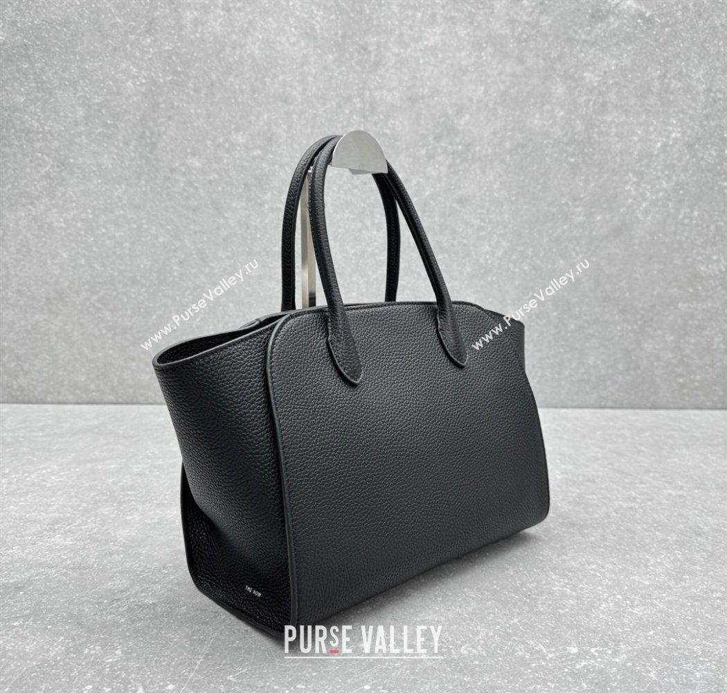 The Row Marlo 12 Bag in Grained Leather Black 2025 1895 (ningm-250927010)