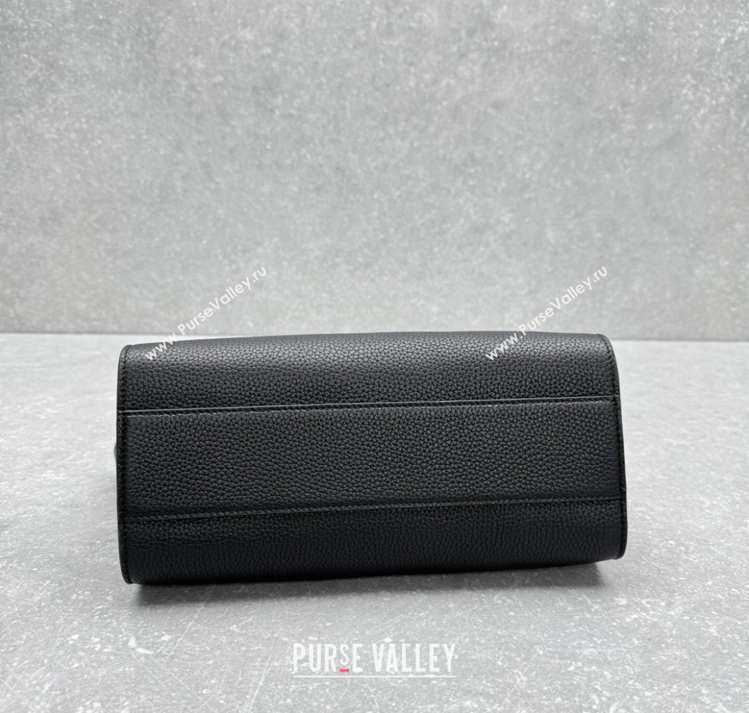 The Row Marlo 12 Bag in Grained Leather Black 2025 1895 (ningm-250927010)