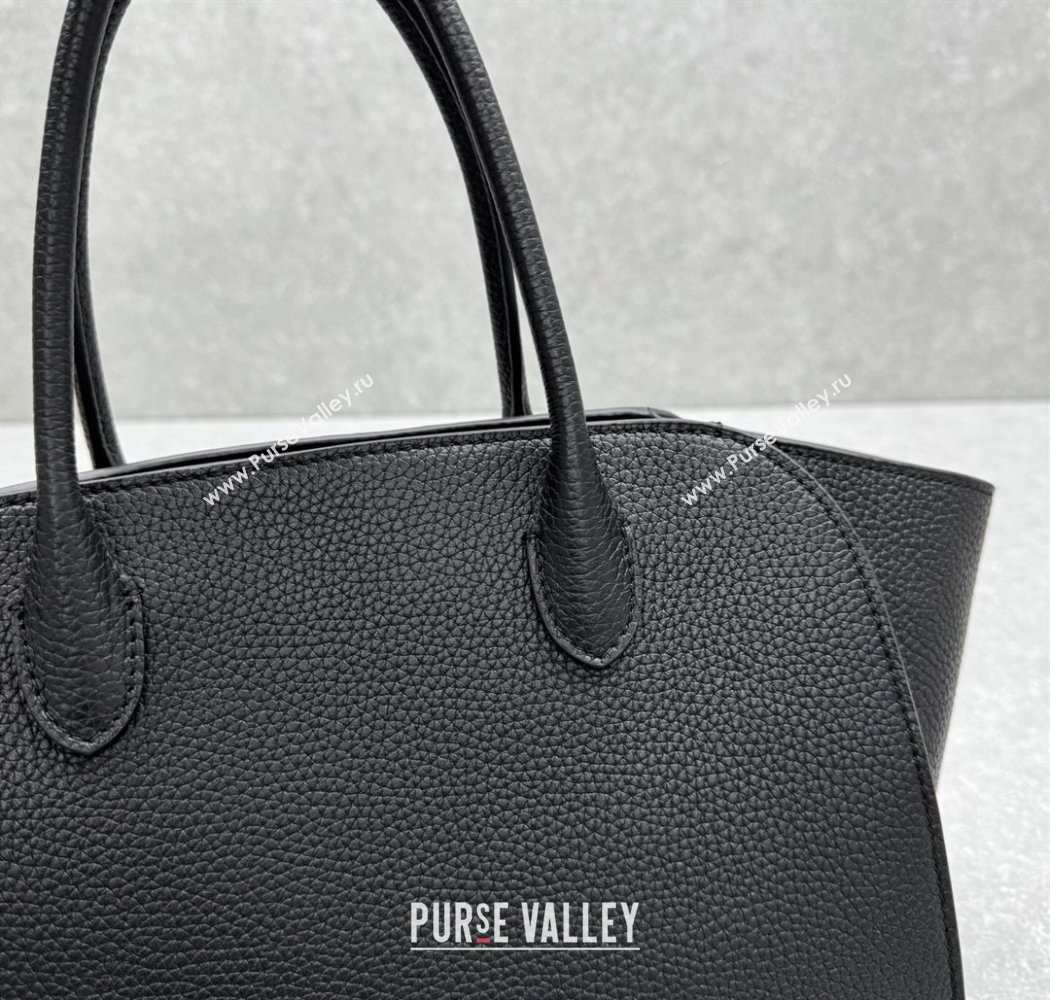 The Row Marlo 12 Bag in Grained Leather Black 2025 1895 (ningm-250927010)