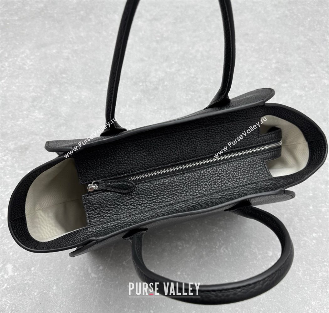 The Row Marlo 12 Bag in Grained Leather Black 2025 1895 (ningm-250927010)