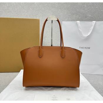 The Row Marlo 14 Bag in Calfskin Leather Light Brown 2025 1895 (ningm-250927011)