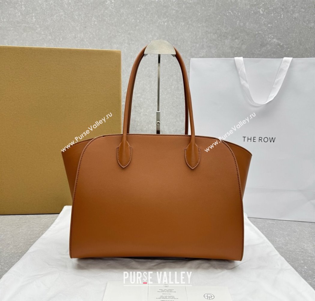 The Row Marlo 14 Bag in Calfskin Leather Light Brown 2025 1895 (ningm-250927011)