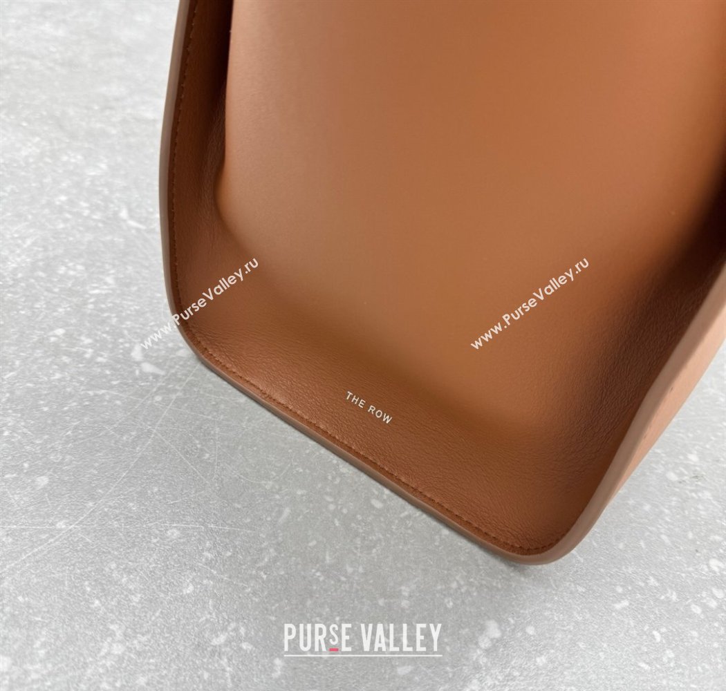 The Row Marlo 14 Bag in Calfskin Leather Light Brown 2025 1895 (ningm-250927011)
