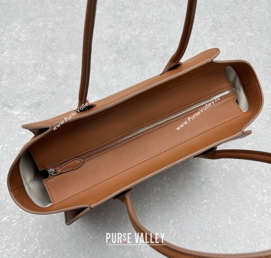 The Row Marlo 14 Bag in Calfskin Leather Light Brown 2025 1895 (ningm-250927011)