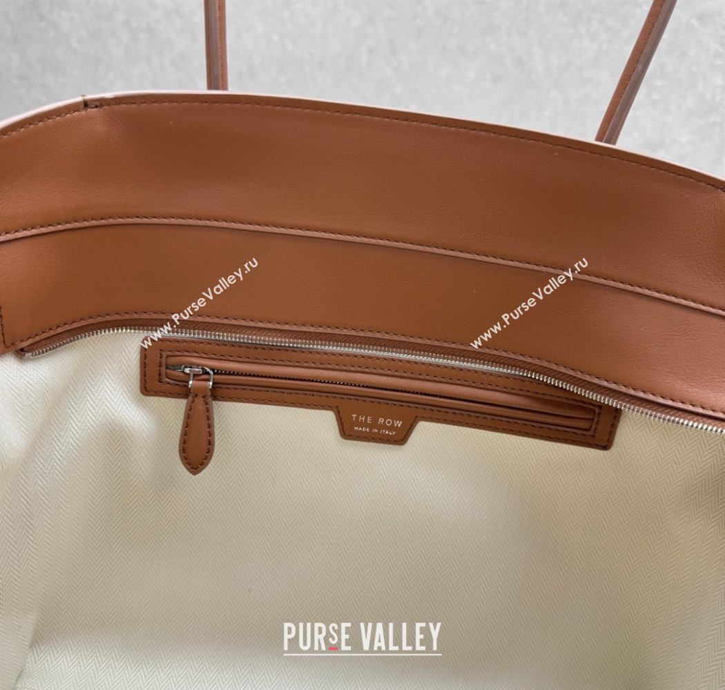 The Row Marlo 14 Bag in Calfskin Leather Light Brown 2025 1895 (ningm-250927011)